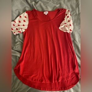 LulaRoe Women’s Heart Top